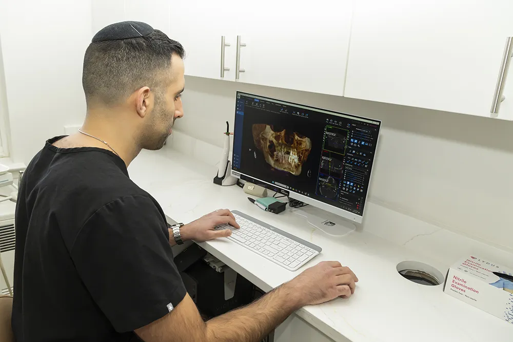 Dr. Justin Bral Planning Dental Implant Procedure