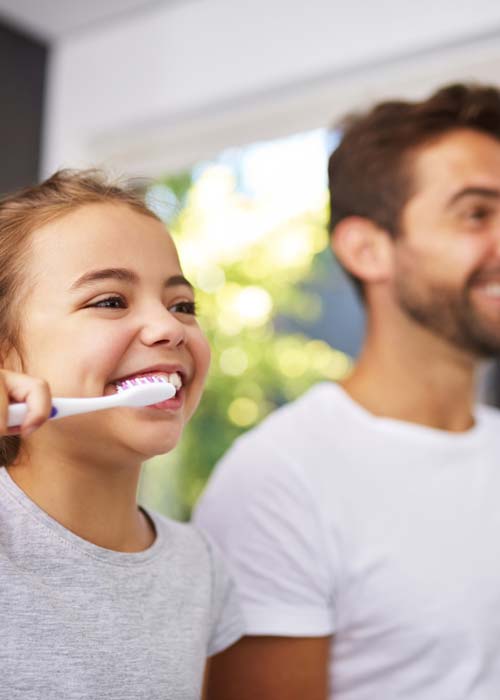 Happy Father & Daughter