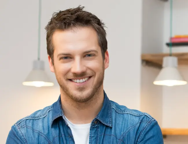 Middle Aged Man Smiling